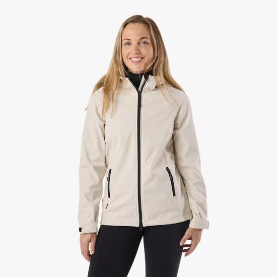 Veste softshell randonnée femme imperméable respirante Stryn Softshell