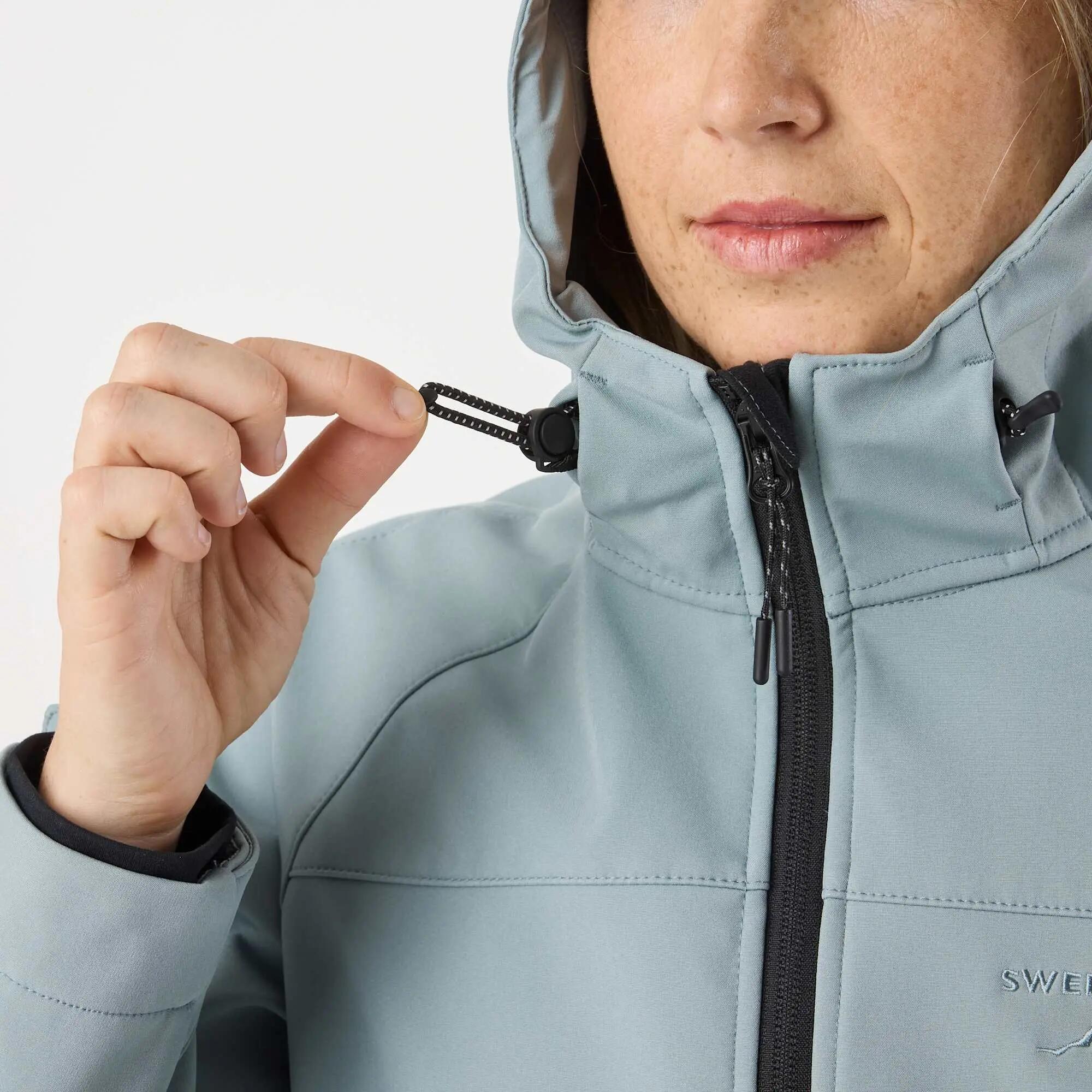 Chaqueta Softshell Senderismo Mujer Impermeable Stryn 6/7