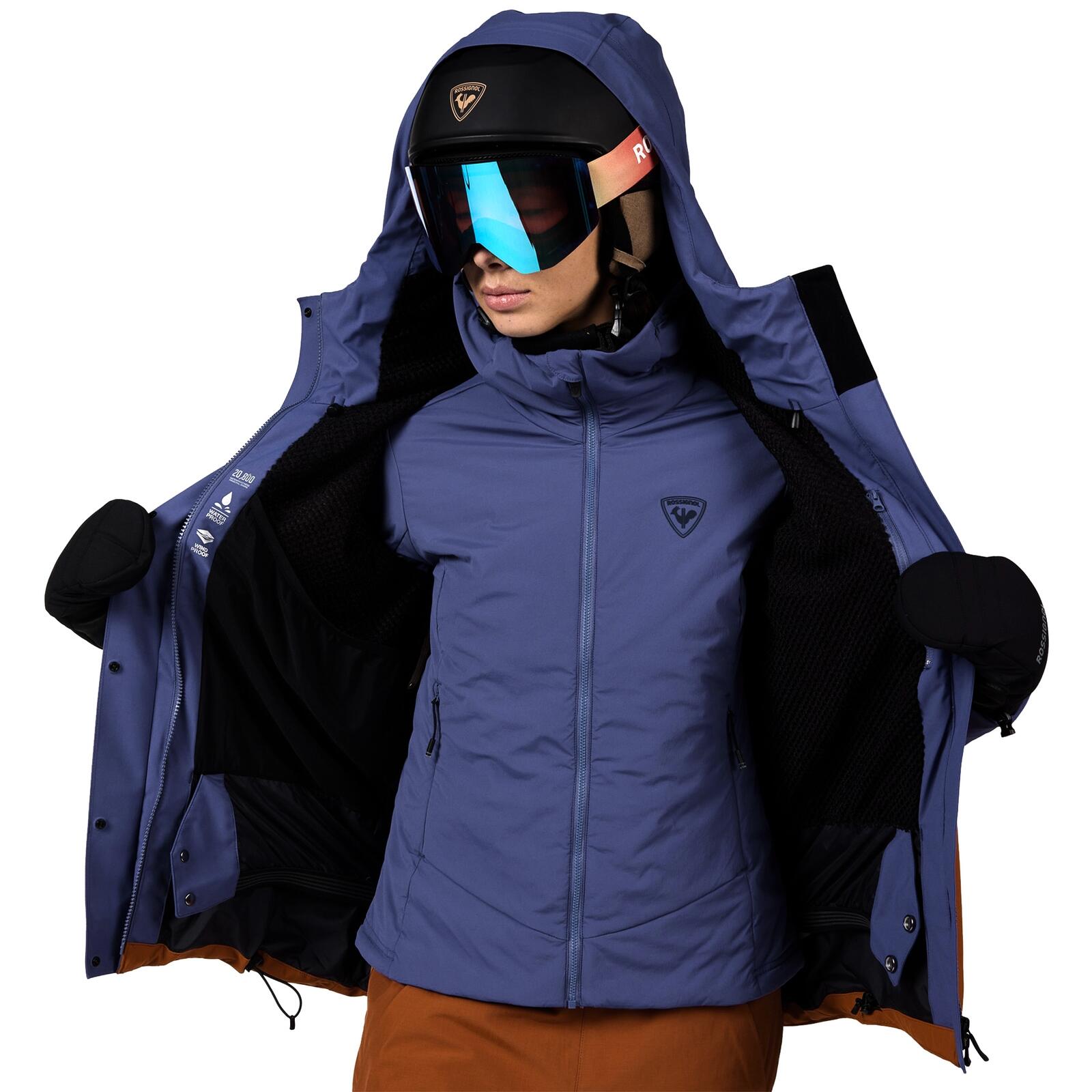 Skijacle wasser- und winddicht Damen - Shell Skijacke Desafio 2L 6/7