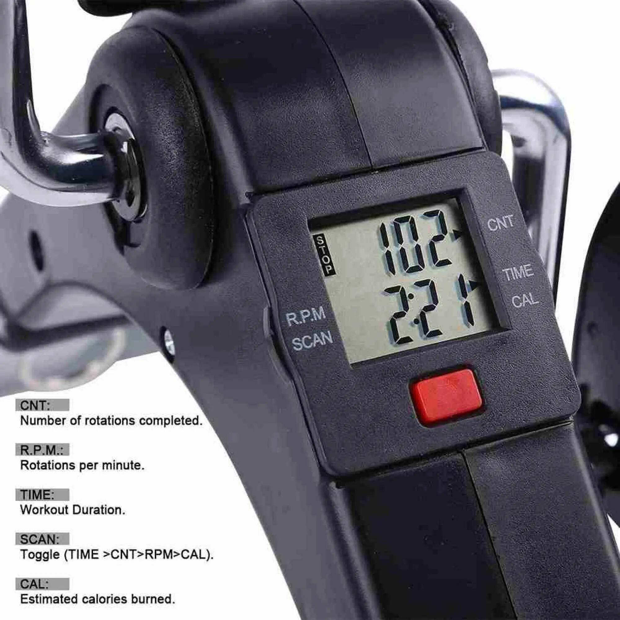 Bicicletă exerciții TECHFIT PED2G, pliabilă, 5 trepte rezistență, 50x37x24c 2/4