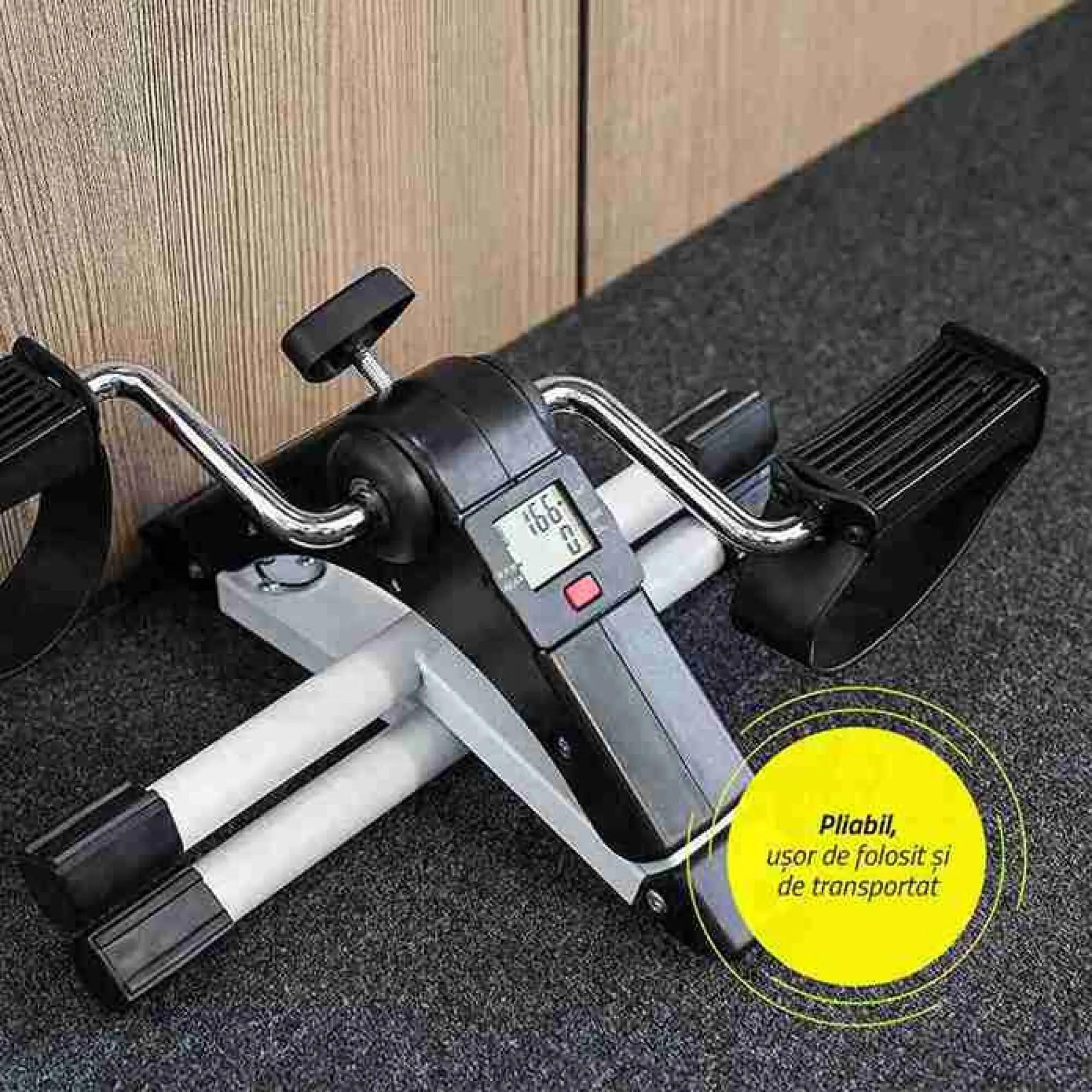 Bicicletă exerciții TECHFIT PED2G, pliabilă, 5 trepte rezistență, 50x37x24c 4/4