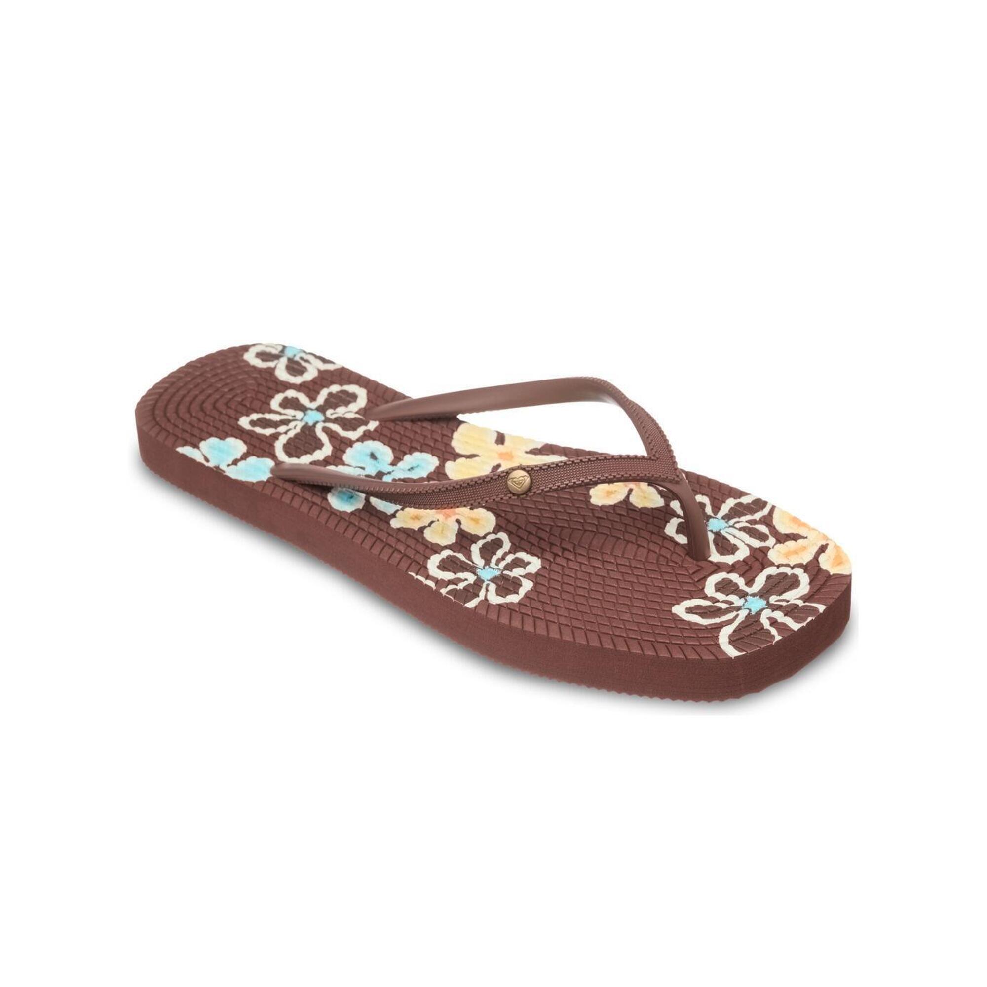 Roxy - Tongs Arizona Dreams Orange Femme - Tongs - Orange - Decathlon