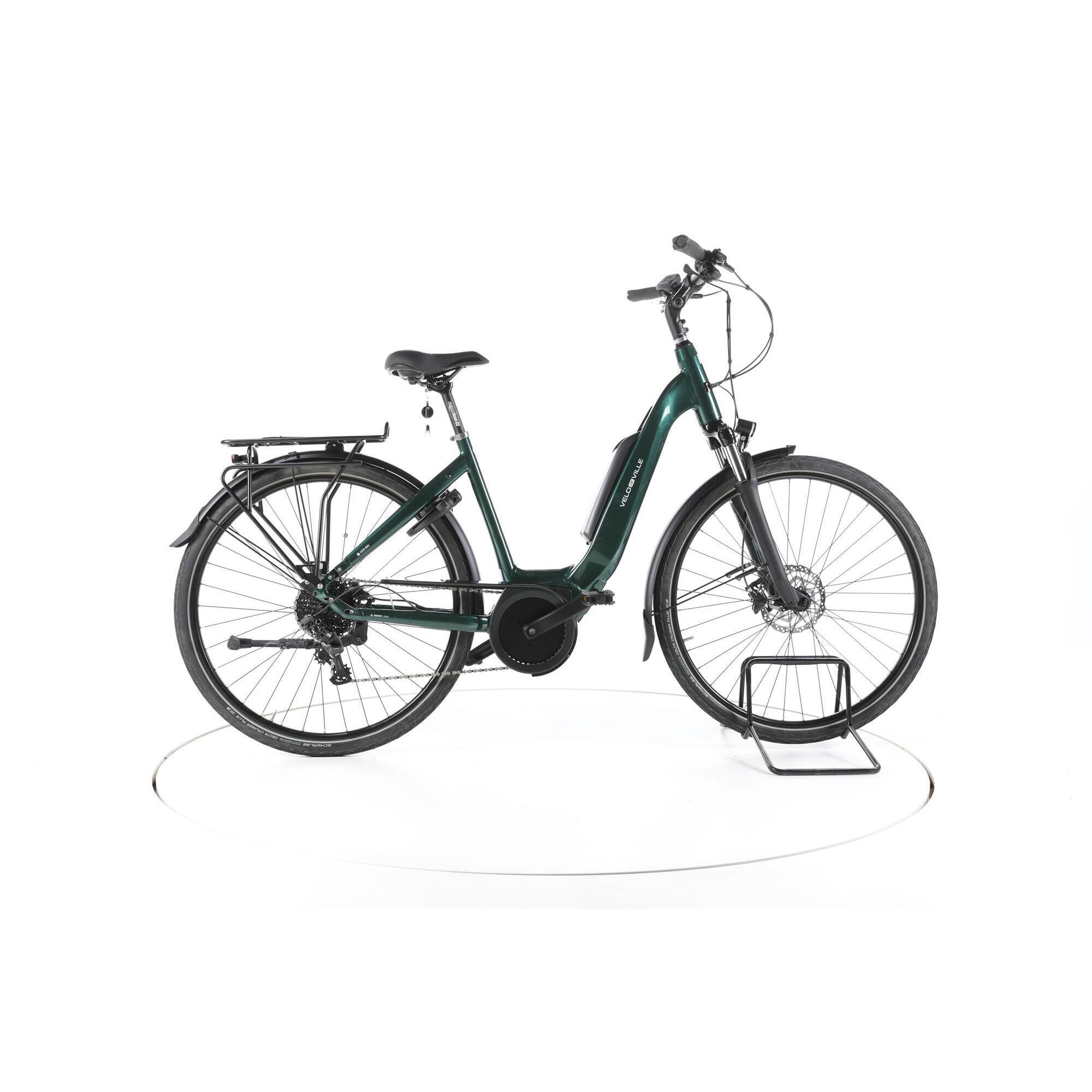 Velo De Ville - Reconditionné - Velo De Ville Aeb 800 Trekking Vélo Entrée Basse - Très Bon - Vélo Tout Chemin - Vert - 50 - Decathlon