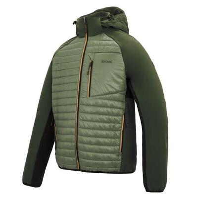 Heren pro hybrid ii gewatteerde jas