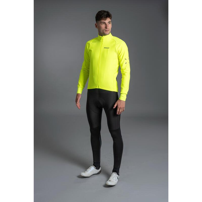 Winter Cycling Jacket Insulating Windproof Men Tempest Protect Fluo Yellow