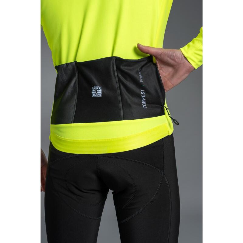 Winter Cycling Jacket Insulating Windproof Men Tempest Protect Fluo Yellow