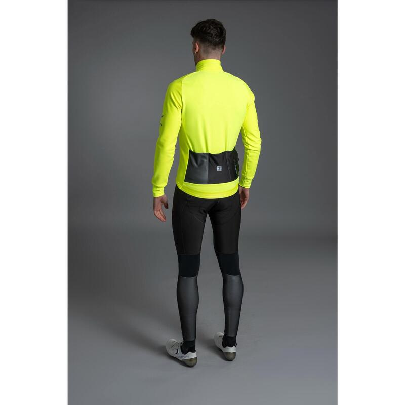 Winter Cycling Jacket Insulating Windproof Men Tempest Protect Fluo Yellow
