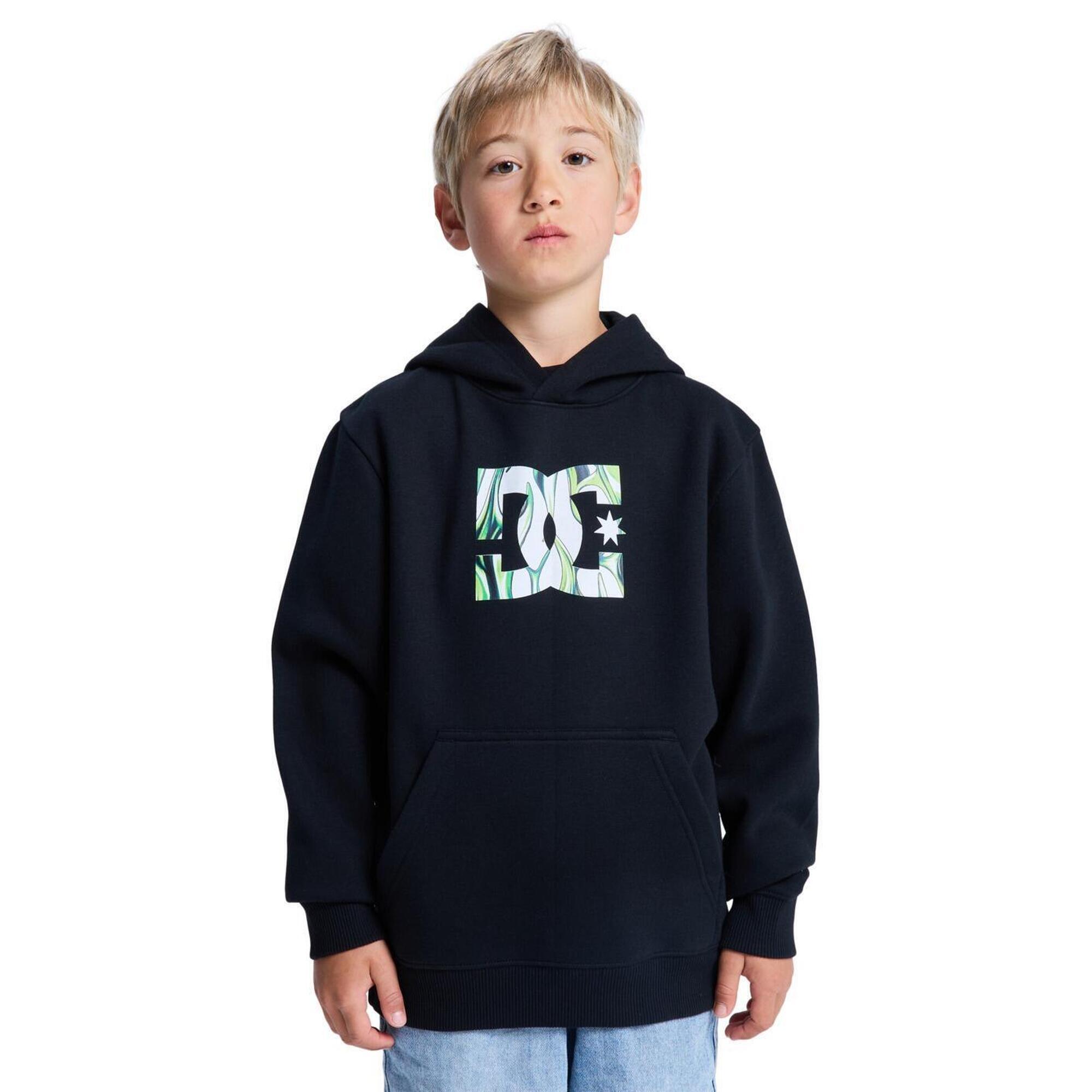 Dc Shoes - Sweat À Capuche Noir Garçon - Sweat-shirt - Noir - Decathlon
