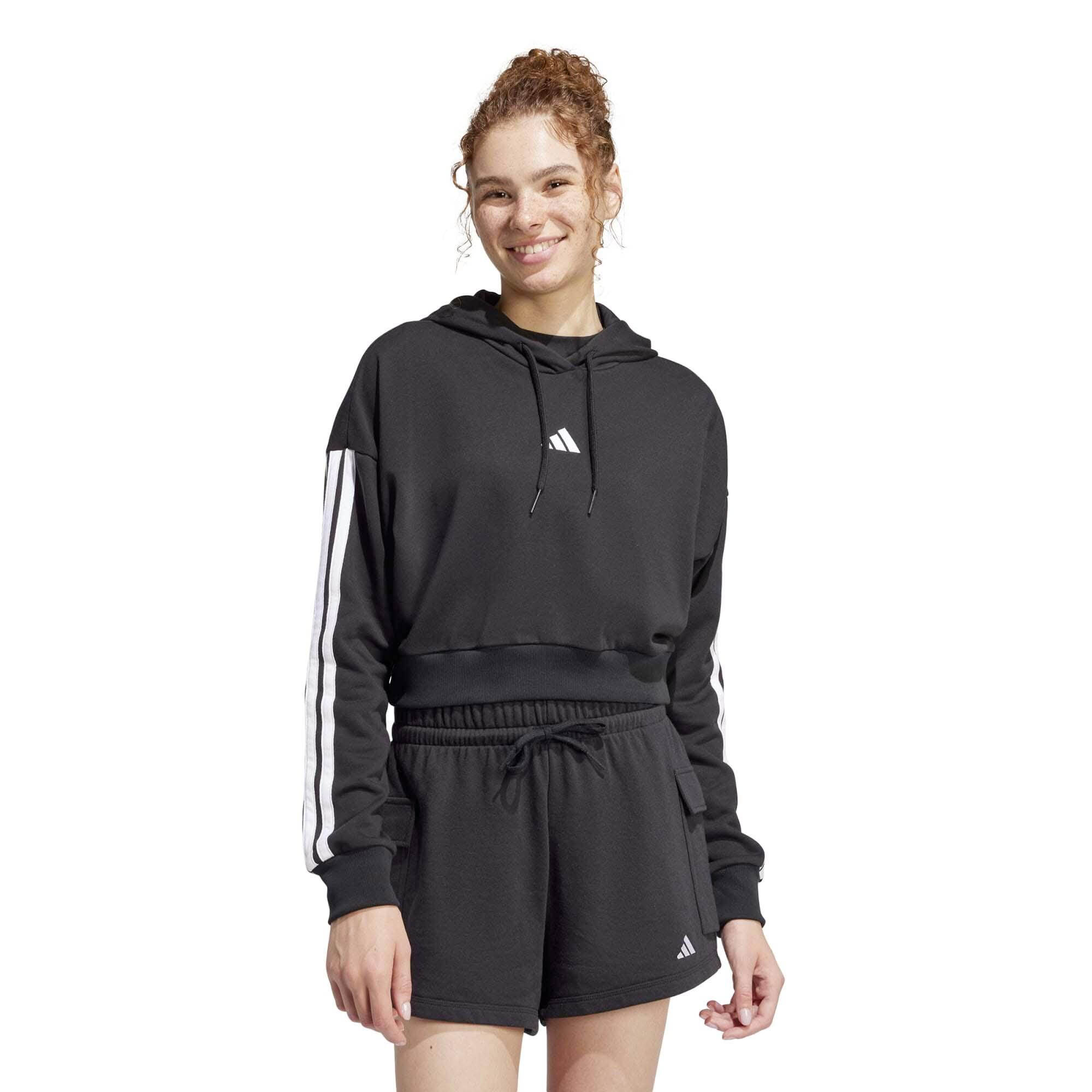 Sweatshirt Adidas Modell W 3s Ft Cro Hd Farbe Schwarz 2/7