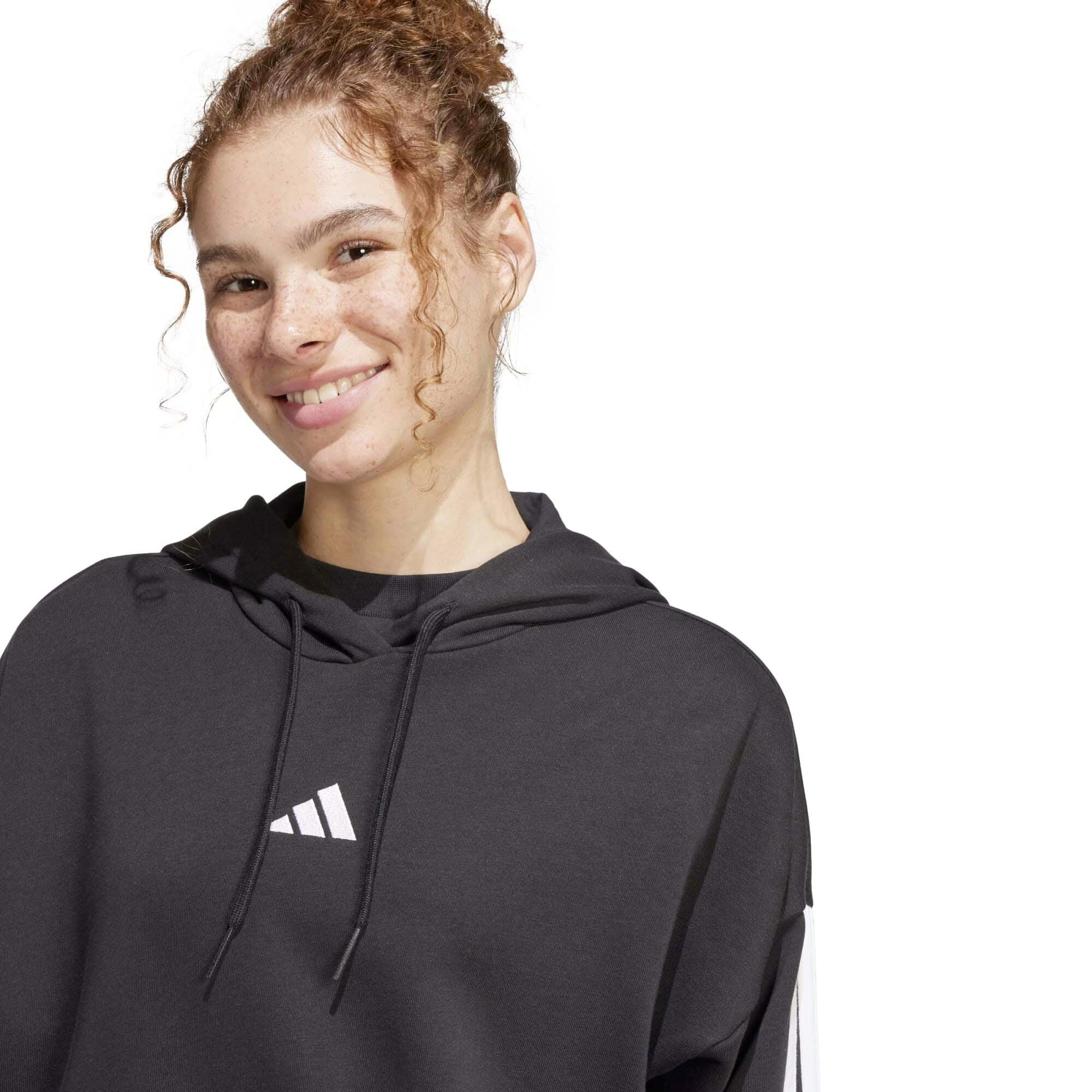 Sweatshirt Adidas Modell W 3s Ft Cro Hd Farbe Schwarz 4/7