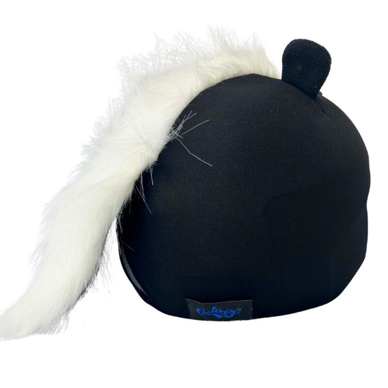 Housse de Casque Universelle CoolCasc - Mouffette Noir & Blanc - Ski, Vélo 2/6