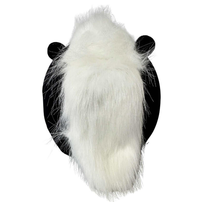 Housse de Casque Universelle CoolCasc - Mouffette Noir & Blanc - Ski, Vélo 5/6
