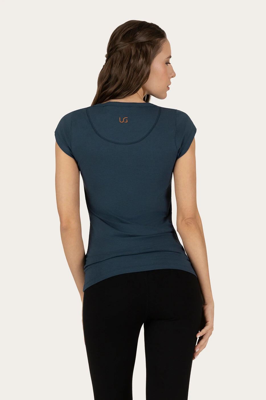 Haut de Yoga et Pilates  Zefira - Bleu Foncé 3/5
