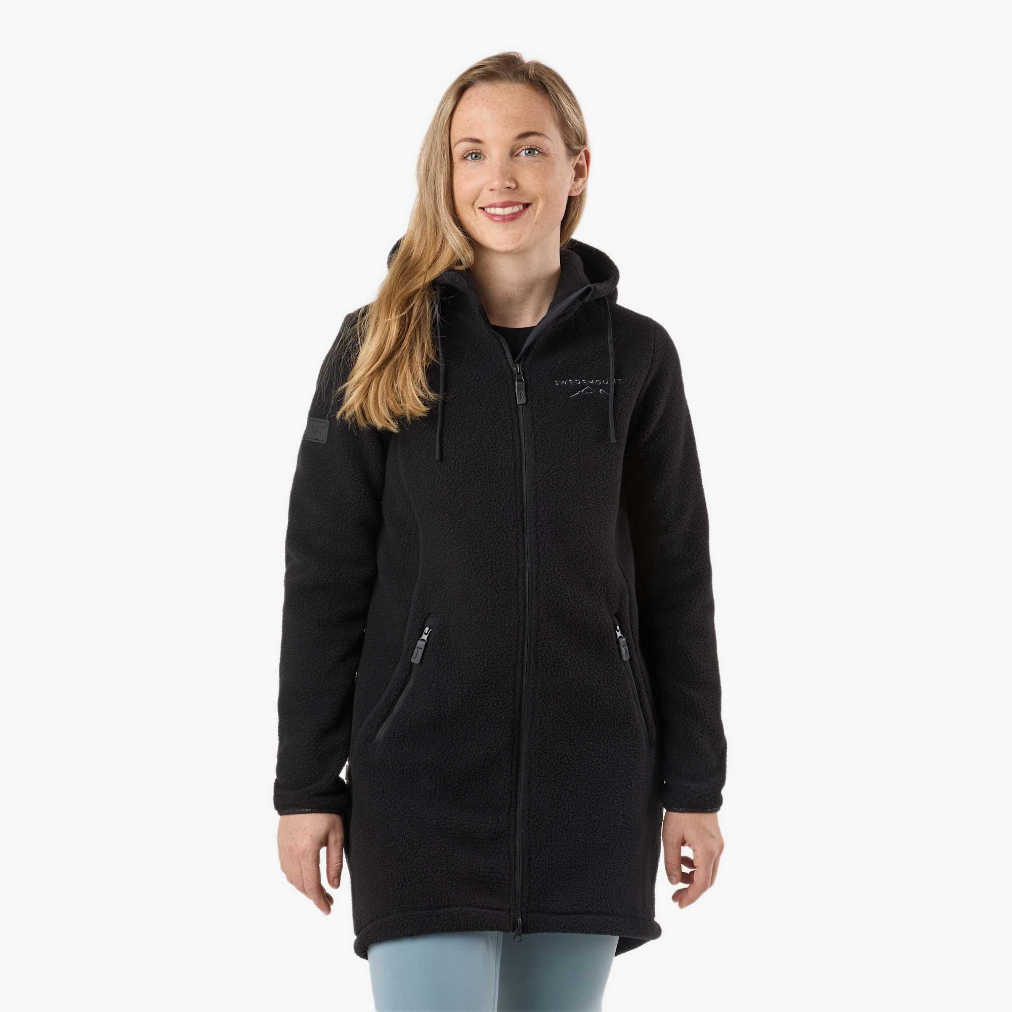 Bluza Polarowa Wędrówki Kobieta Nordkap Regulowany kaptur