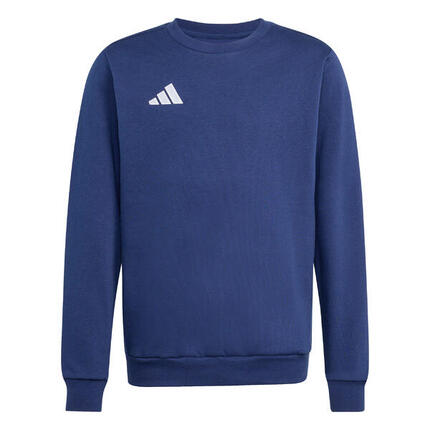 ADIDAS sweat enfant coton bleu marine - manches longues, doublure polaire