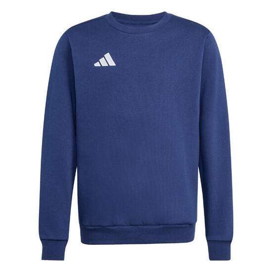 ADIDAS sweat enfant coton bleu marine - manches longues, doublure polaire
