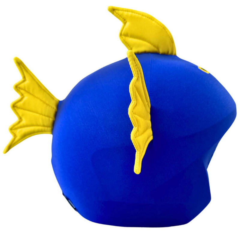 Housse de Casque Universelle CoolCasc - Poisson Bleu - Ski, Vélo & Roller 3/7
