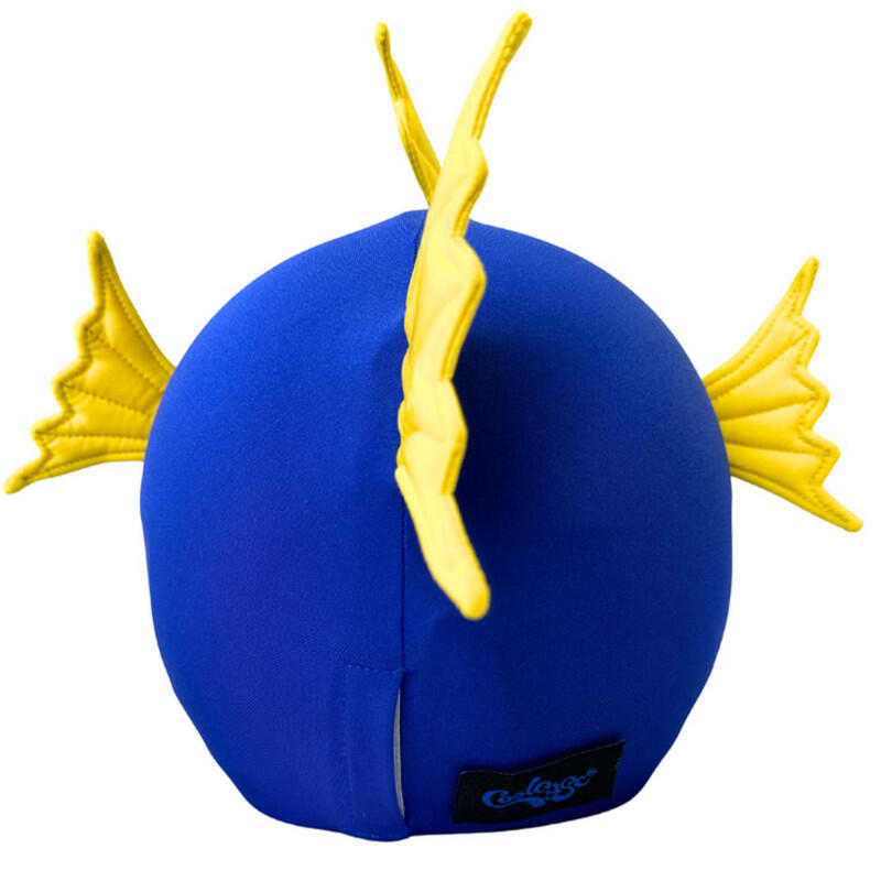 Housse de Casque Universelle CoolCasc - Poisson Bleu - Ski, Vélo & Roller 6/7