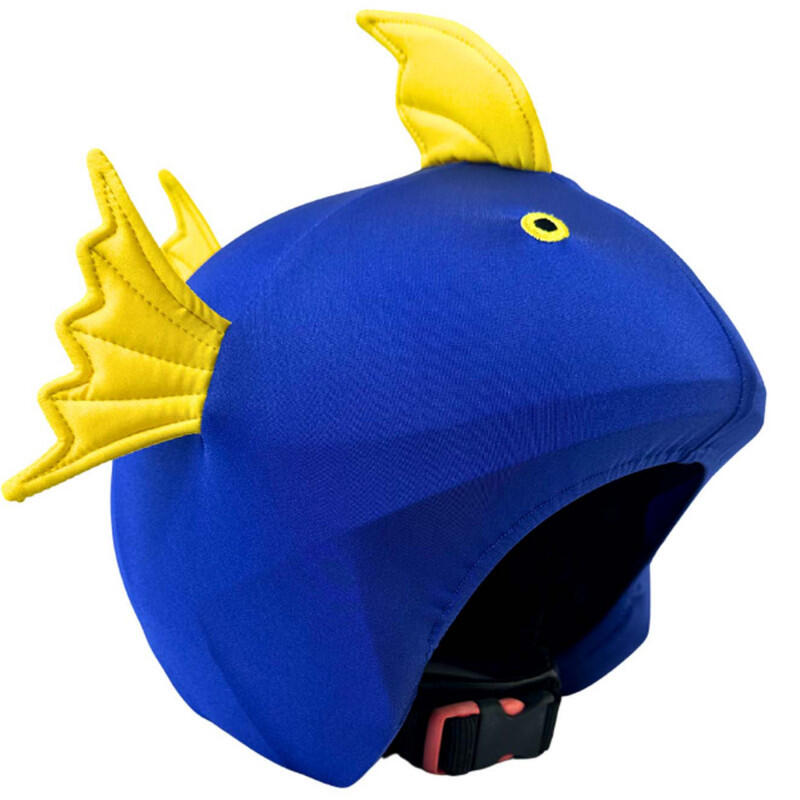 Housse de Casque Universelle CoolCasc - Poisson Bleu - Ski, Vélo & Roller 4/7