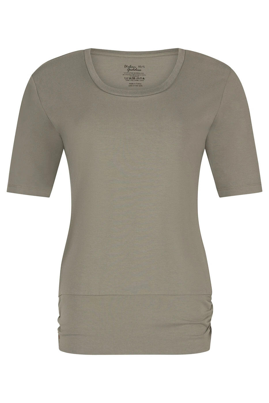 Top multifonctionnel Yoga et Pilates Kami avec ceinture - Smokey Quartz 5/5