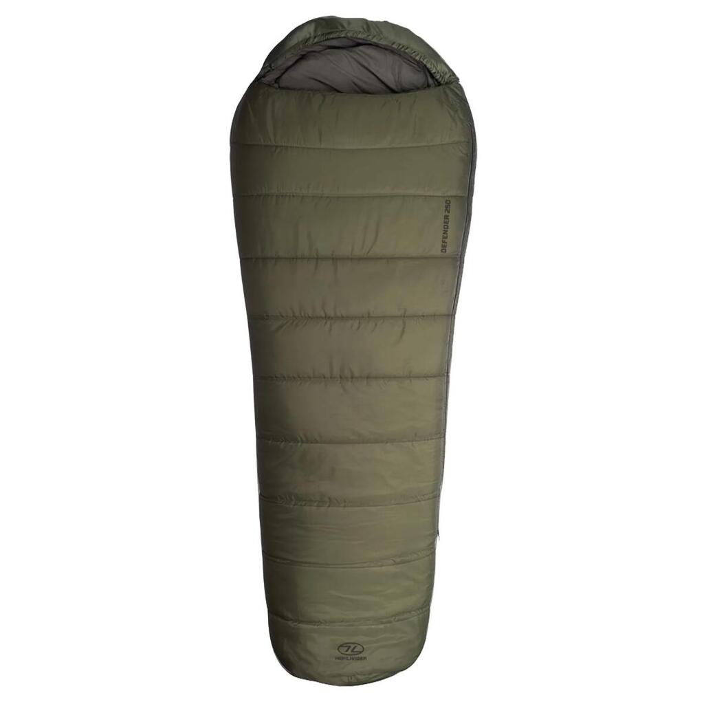 Mummy sleeping bag Defender 250 6°C - Green