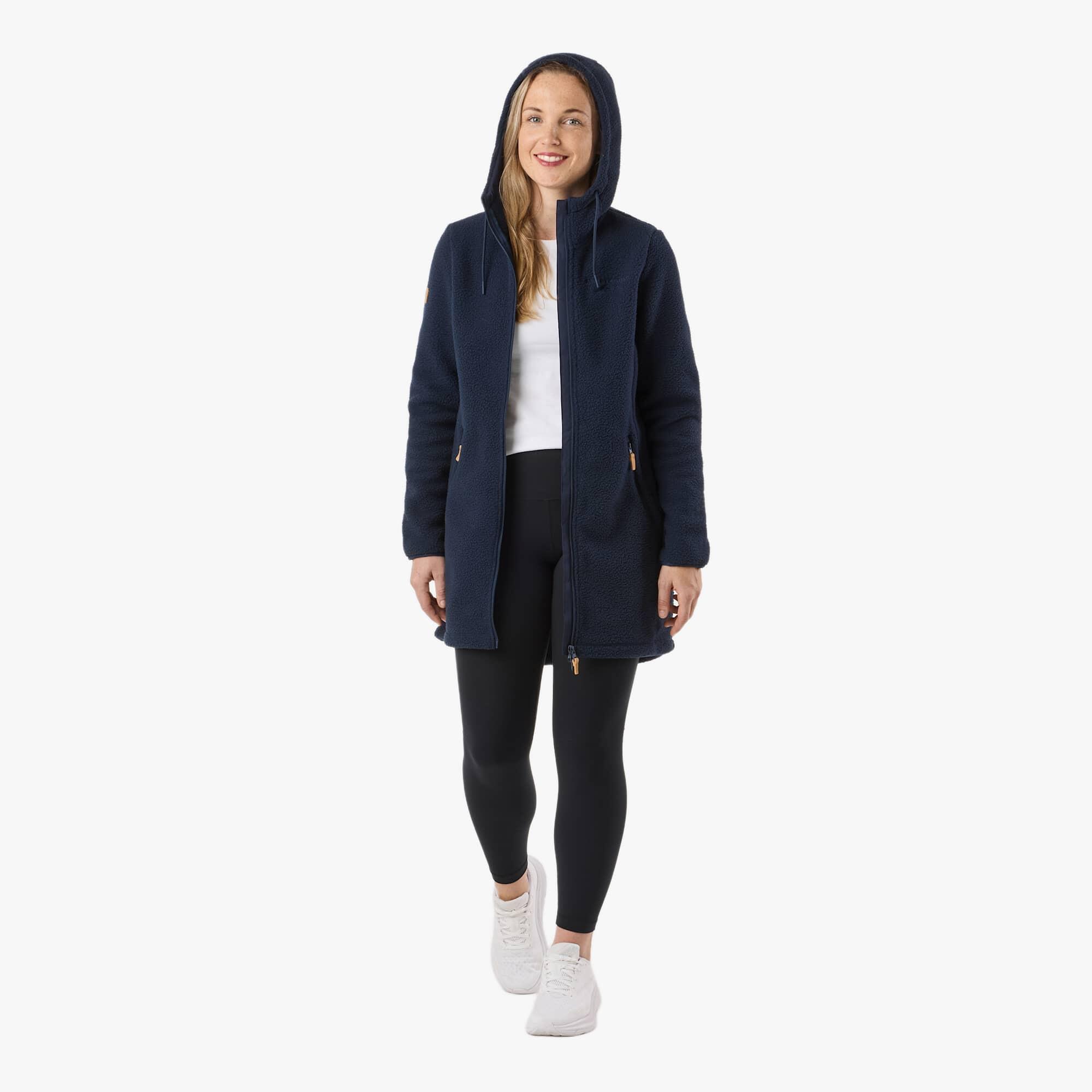 Veste polaire randonnée femme Nordkap Pile Coat 3/8
