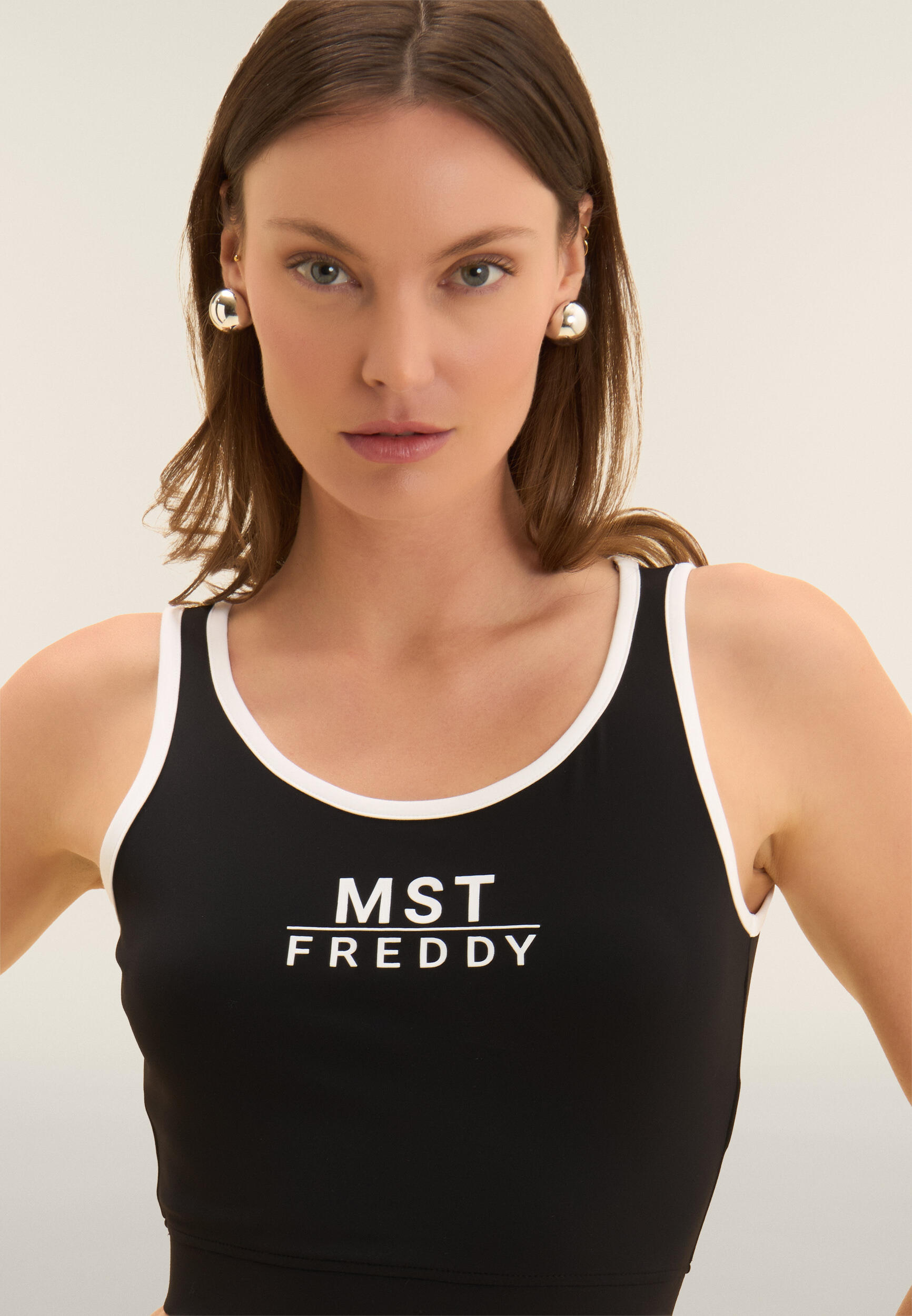 Top deportivo ceñido con estampado MST FREDDY 4/4