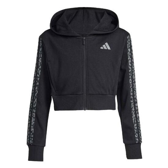 Sweat à capuche Adidas noir pour fille KB6985