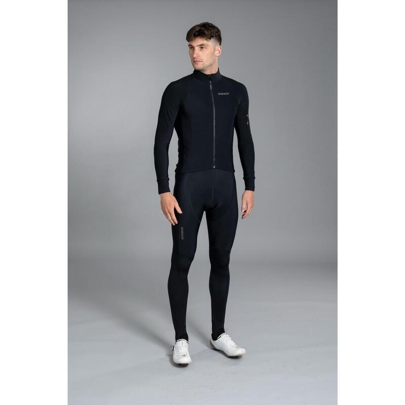 Winter Cycling Jacket Insulated Water-Repellent Men - Tempest Eclipse Black