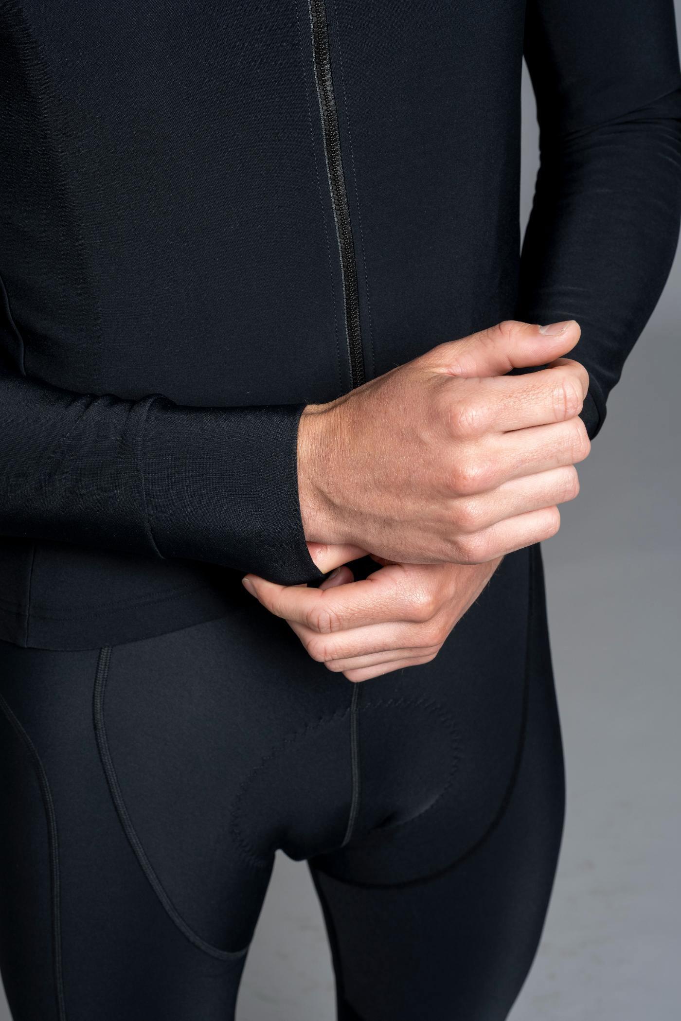 Veste Vélo Hiver Isolante Déperlante Homme - Tempest Eclipse Noir 7/7