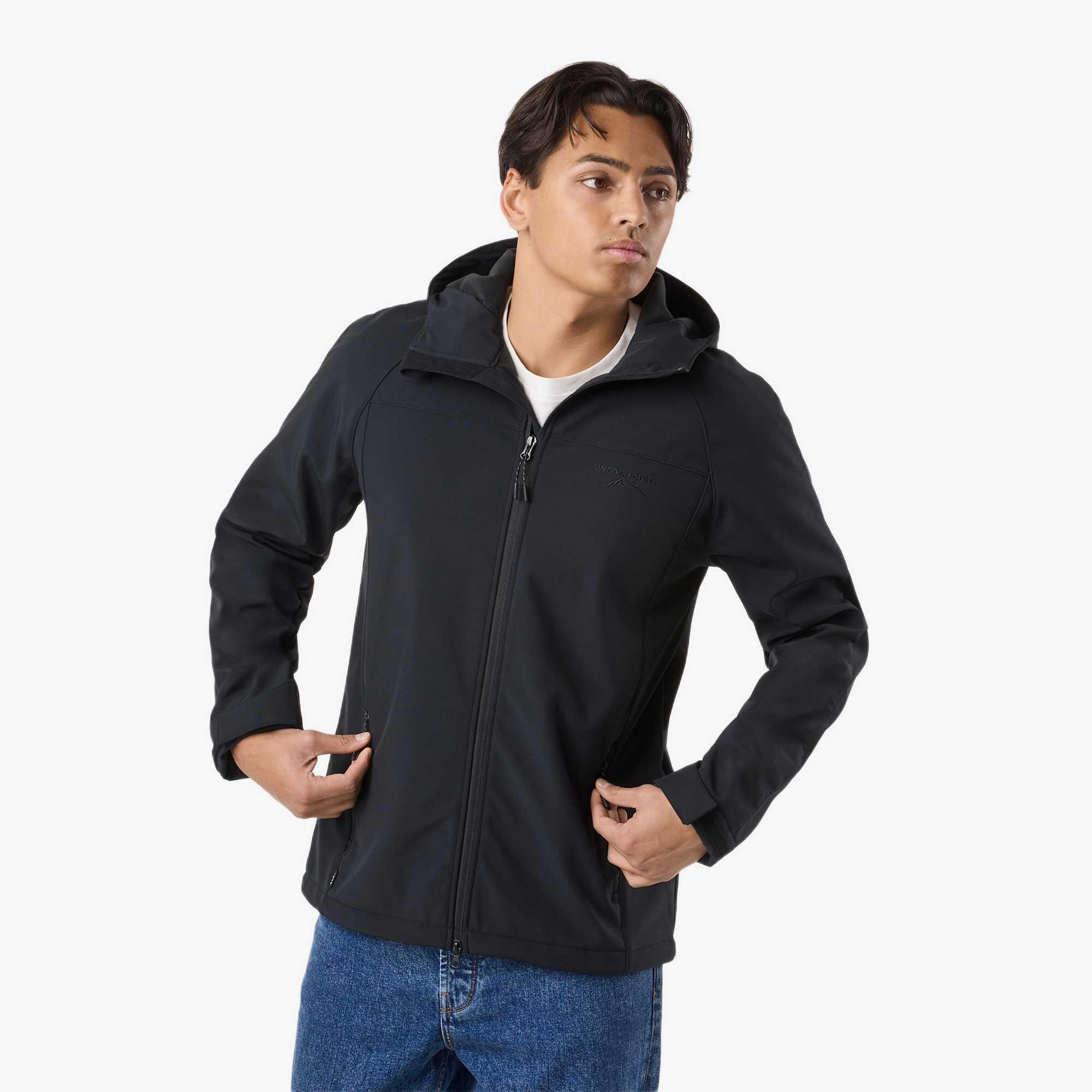 Kurtka Softshell Wędrówki Mężczyzna Tromsö Wiatroszczelny