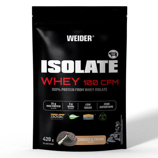 Isolato di siero di latte - Isolate Whey 100 CFM - Biscotti e Crema