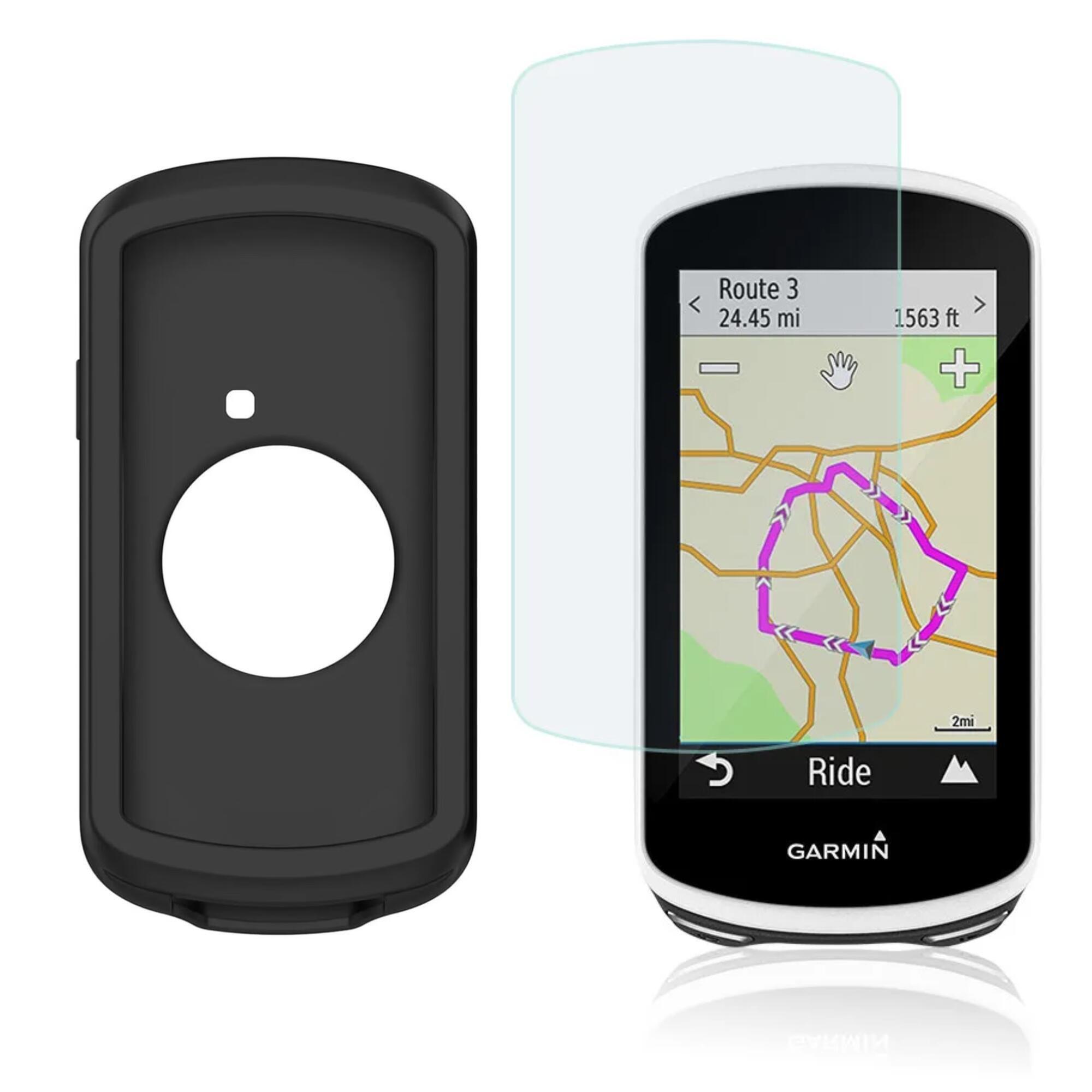 Bikeflow - Pack Protection Garmin Edge 1030 Housse Silicone + Verre Trempé Écran - Compteur Gps Vélo - No Size - Decathlon