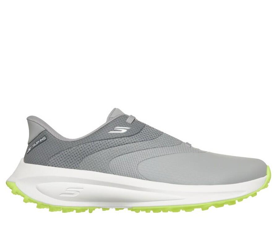 Chaussures de golf Skechers Slip-Ins imperméables Flow SI pour homme, grises 1/7