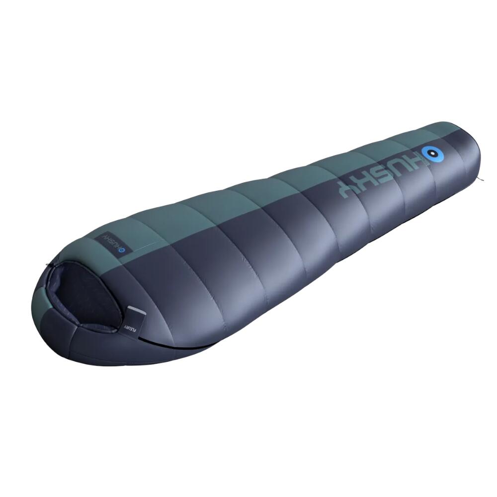 Sacco a pelo a mummia ThermoPro Fleury -20°C - 210 x 85 cm - Blu con turchese 3/4