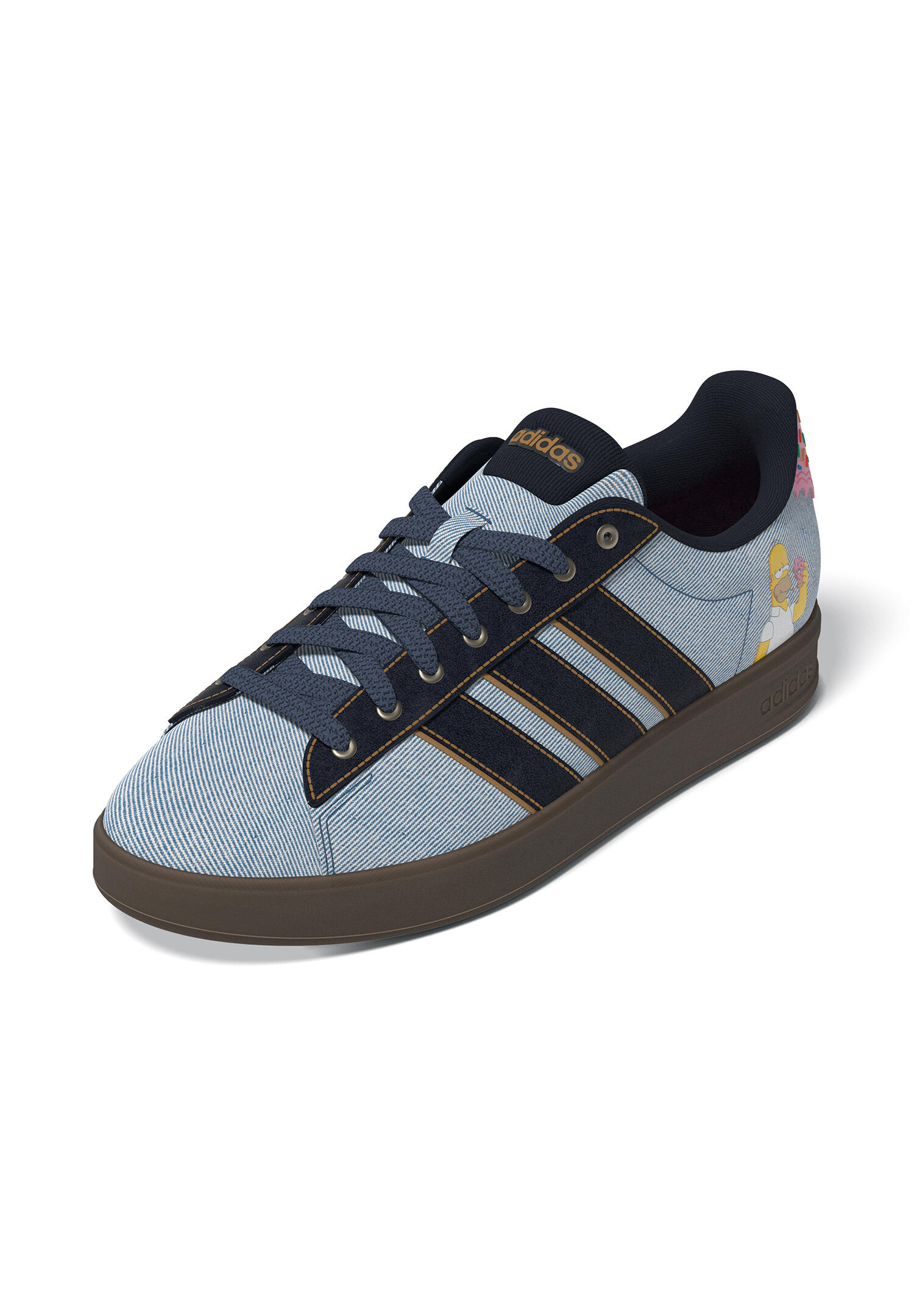 Adidas Herren Grand Court Simpsons Sneaker KK3539 NONDYE/LEGINK/MESA 1/3