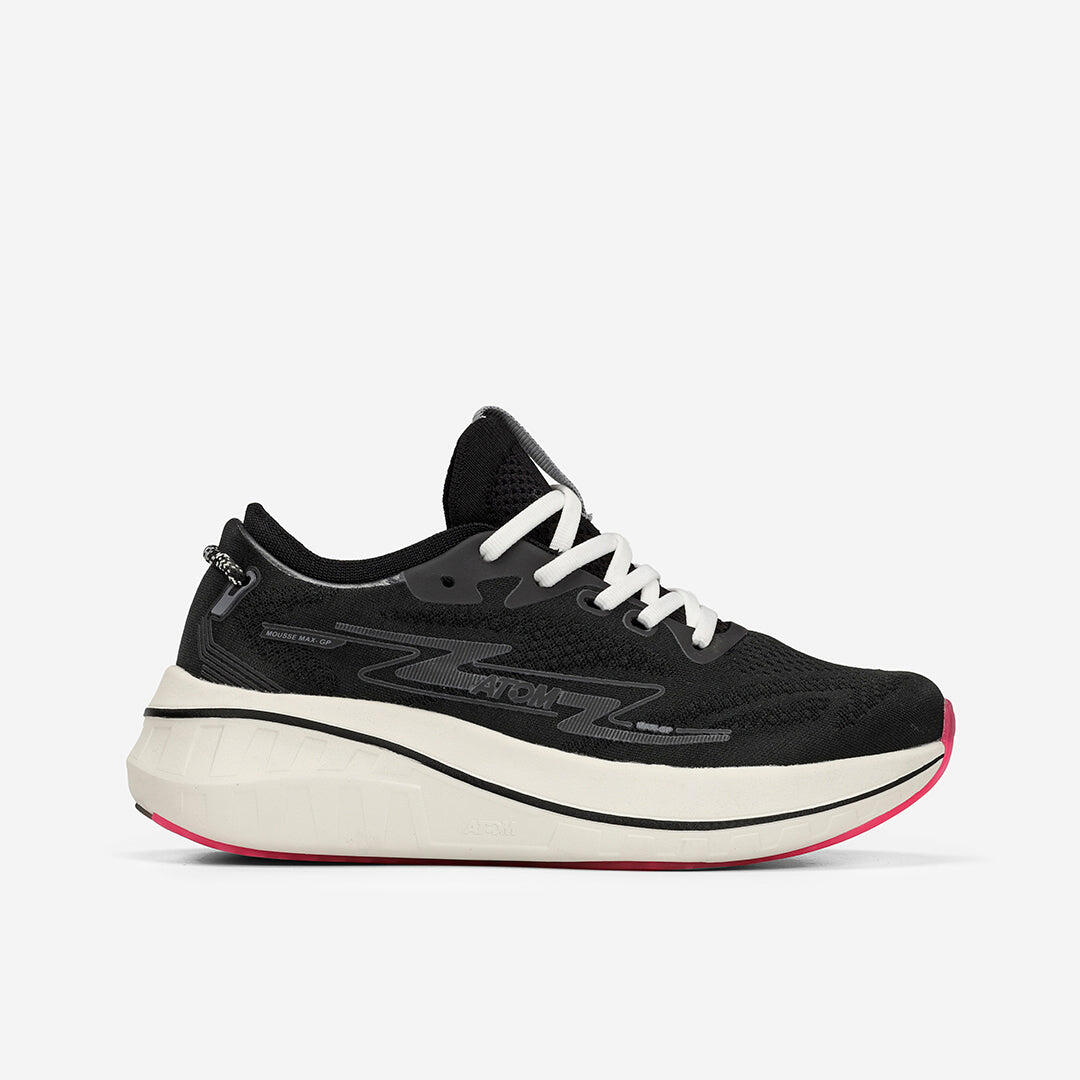 Scarpa da Corsa Running Donna Mesh ATOM AT178 GP MAX MOUSSE FOAM BLACK 1/7