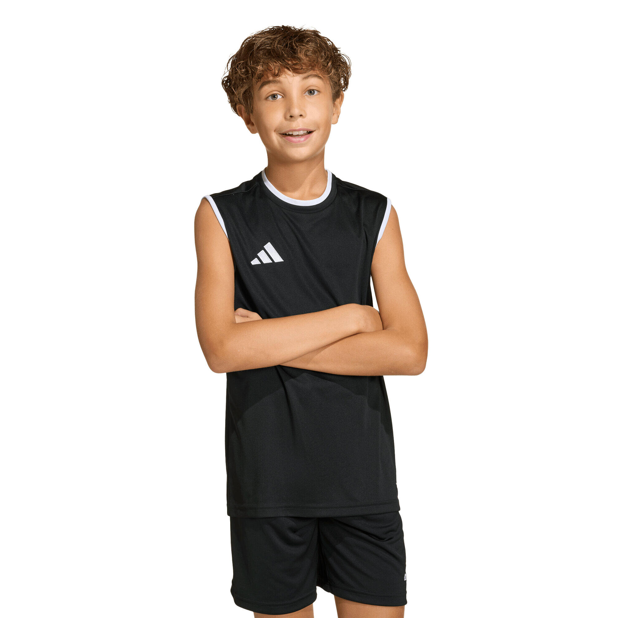 Maglietta per bambini adidas Entrada 26 Sleeveless Jersey 3/7