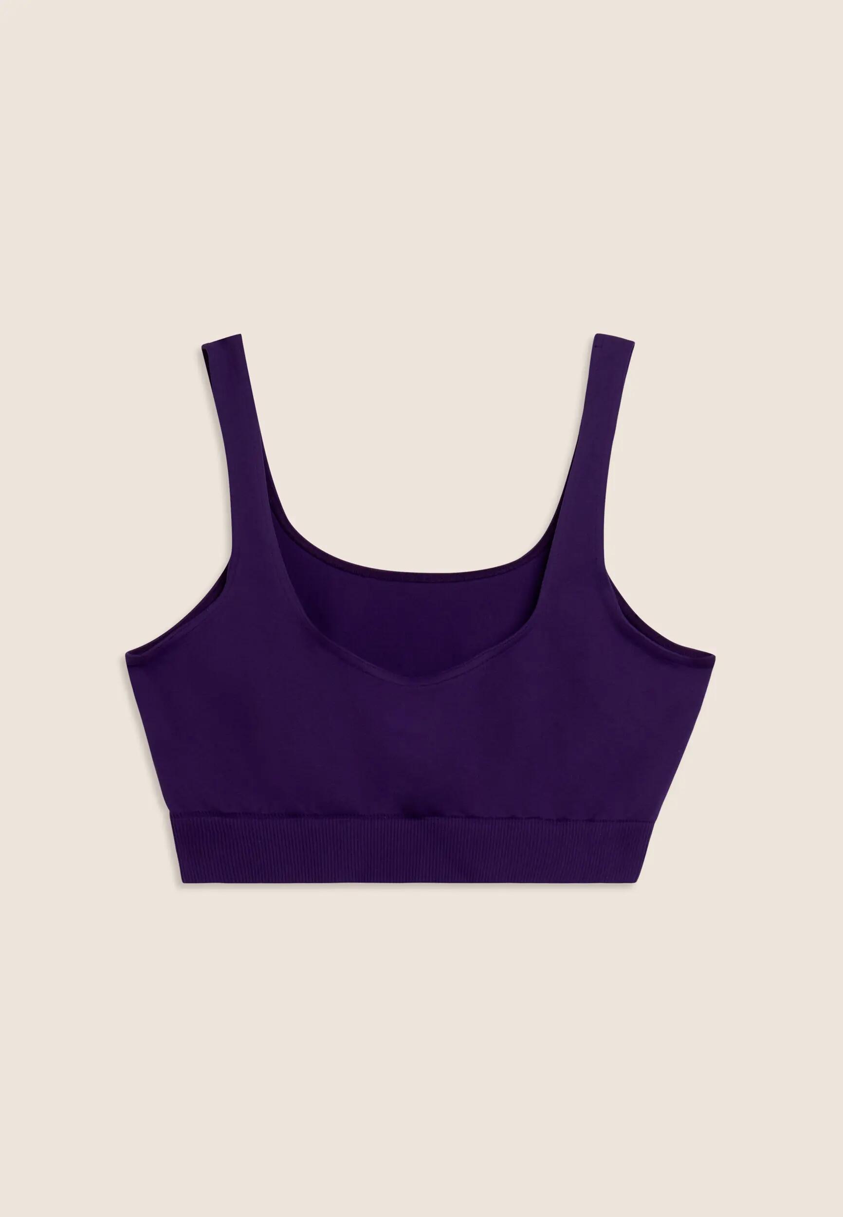 Top Sportivo Seamless con Fascia Sottoseno in costina 2/3