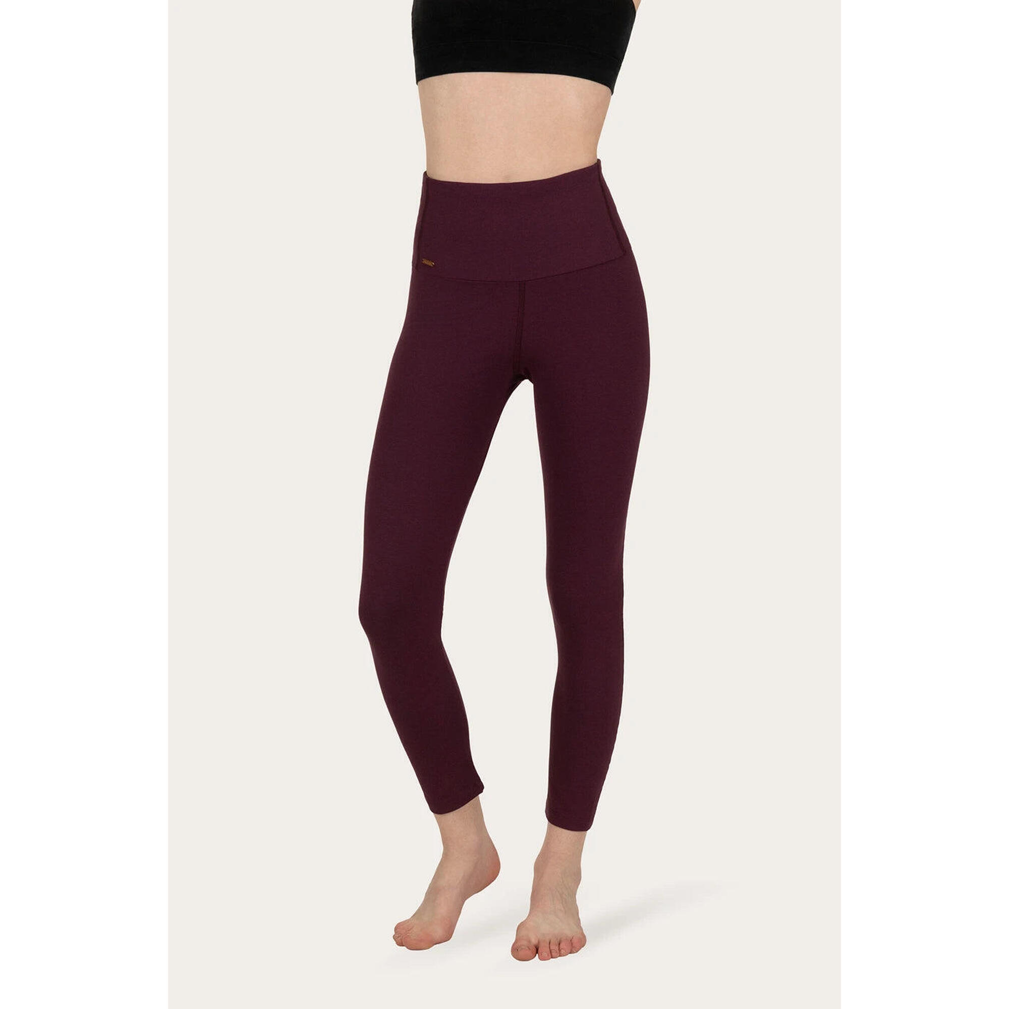 Urban Goddess - Surya 7/8 Legging Yoga Et Pilates/pilates - Violet Foncé - Legging - Violet - Decathlon