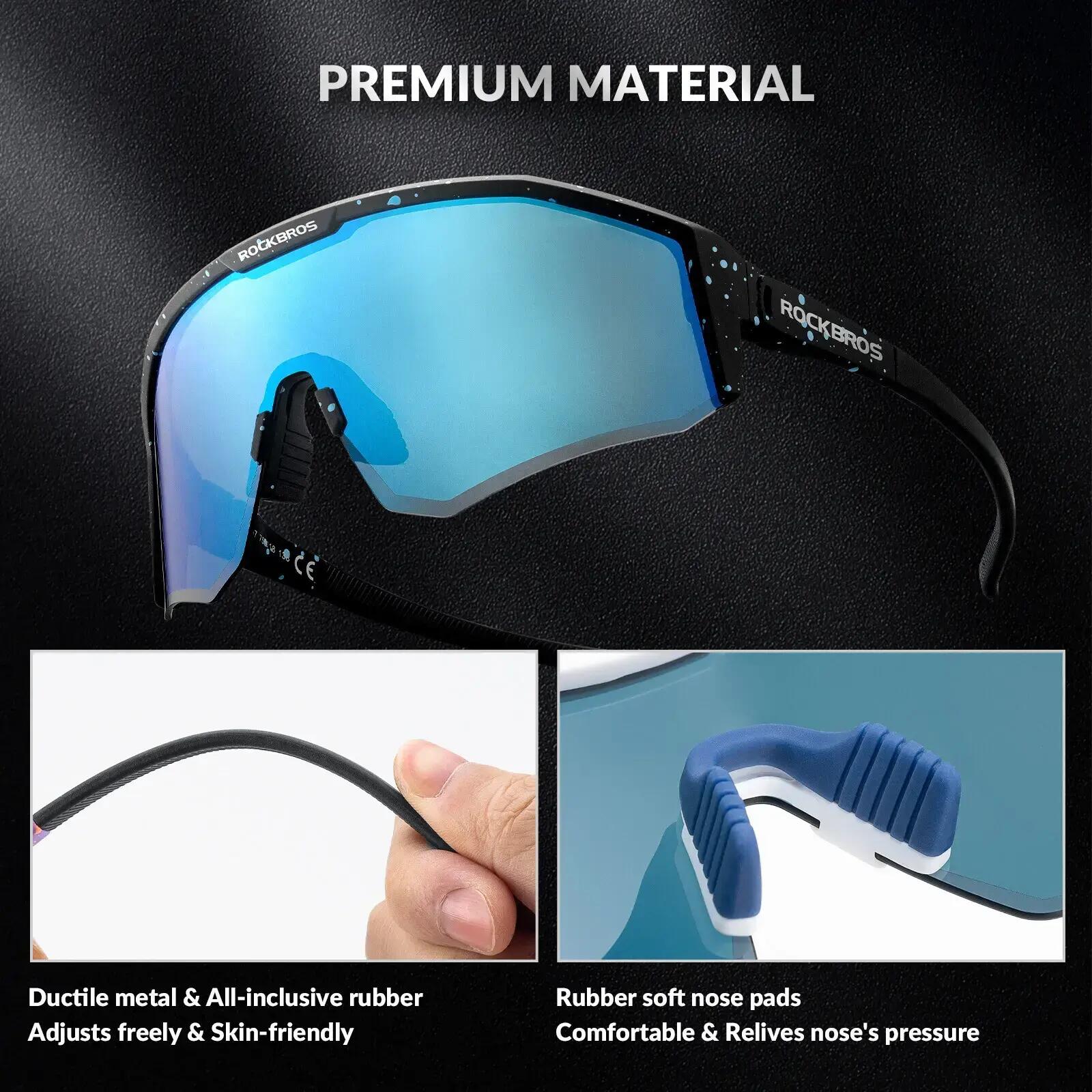 Fahrradbrille polarisiert mit UV400 4/7
