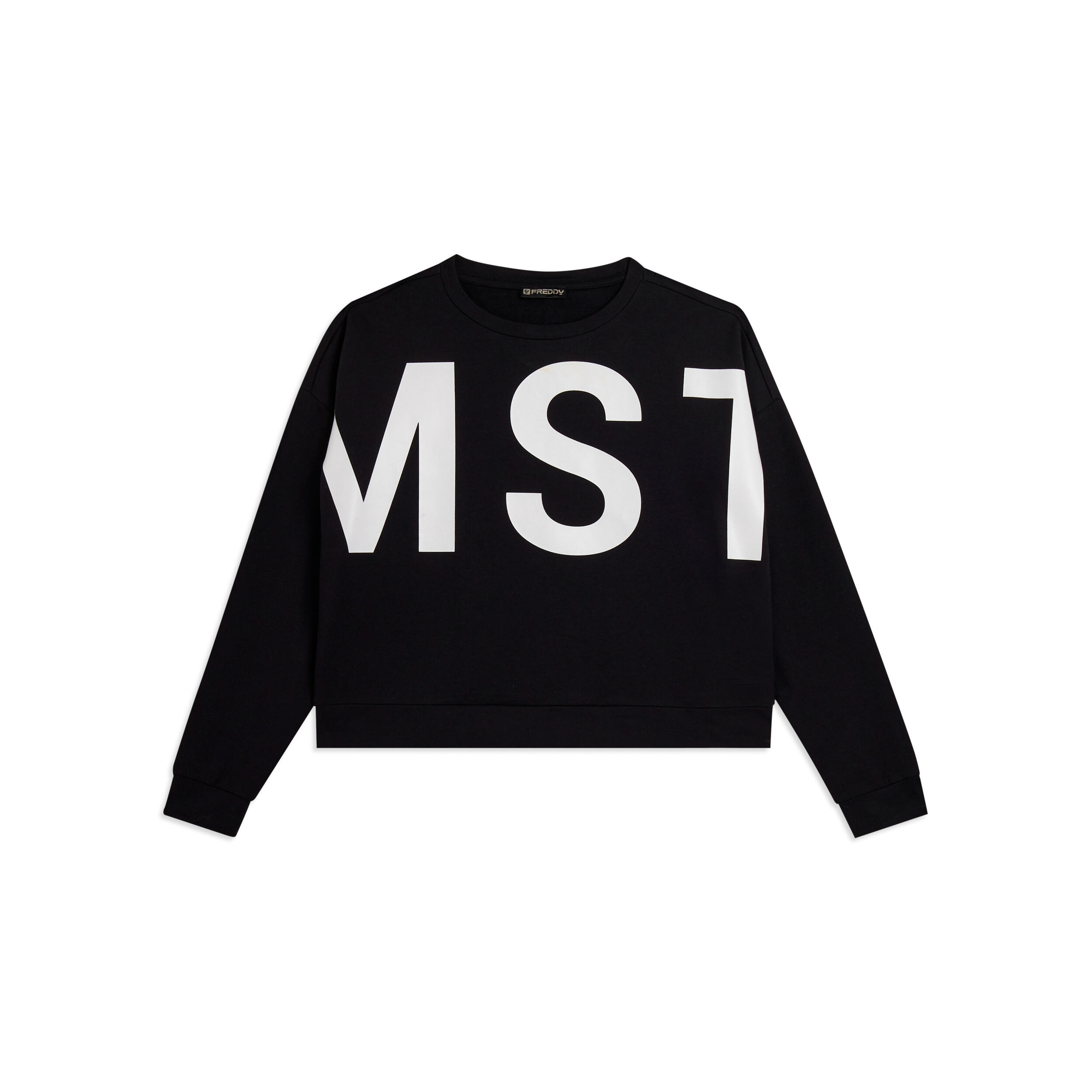 Sweat-shirt col rond avec imprimé maxi MST 1/4