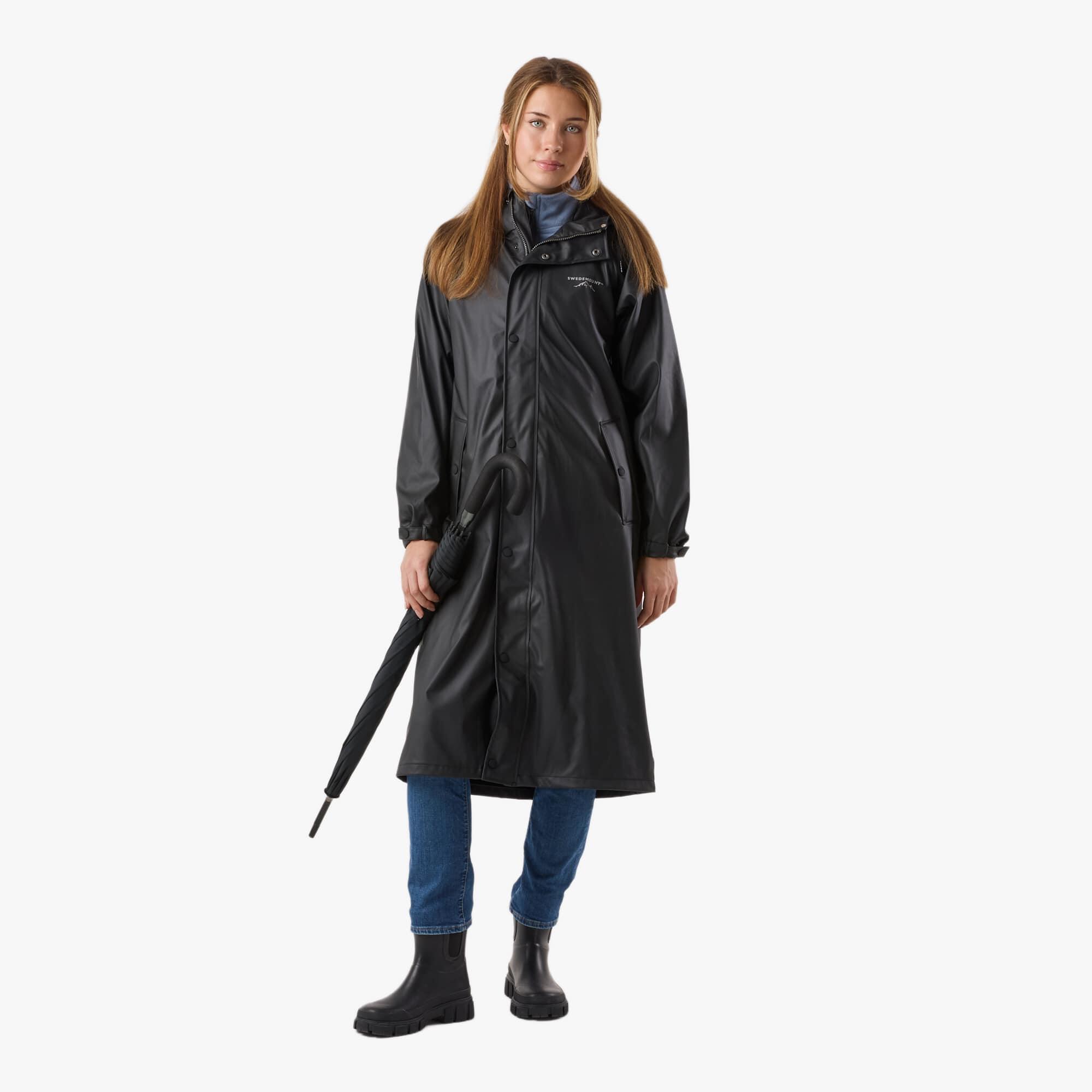 Giacca antipioggia da donna resistente all’acqua Väderöarna Long Coat 3/7