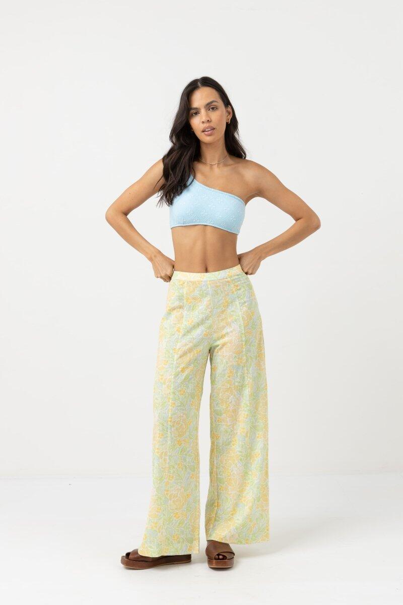 Magnolia Floral - Wijde Pantalon Dames 5/5