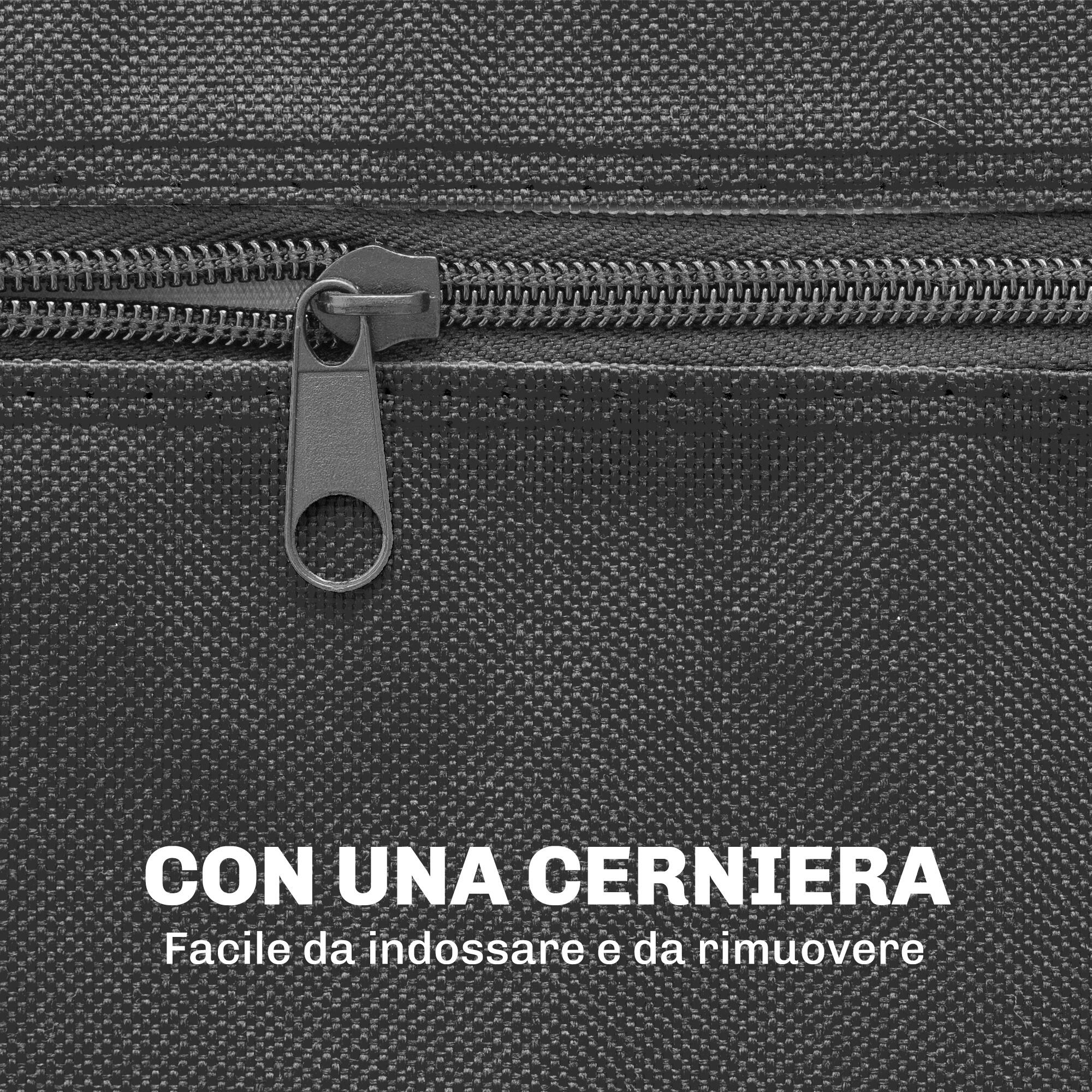 SPORTNOW Copertura Tavolo da Ping Pong 257x153x5 cm in Polietilene Nero 6/7