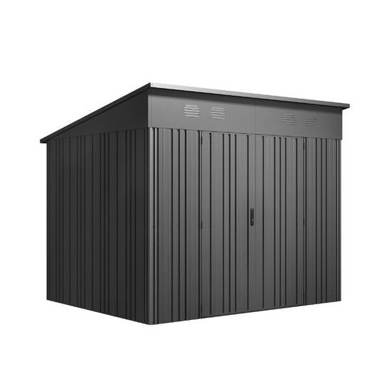 Abri de jardin métallique 5,66m² PIONEER Y70 structure solide