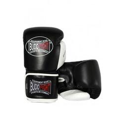 Gants de boxe Spider Sparring en cuir noir