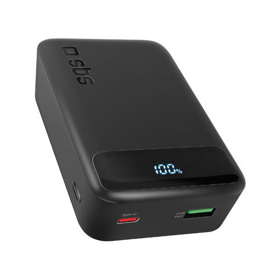 Batterie externe 20000 mAh avec écran LCD et charge rapide