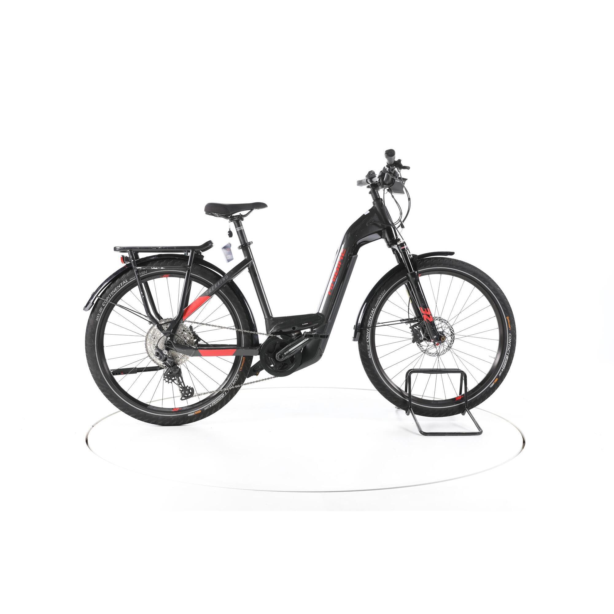 Haibike - Reconditionné - Haibike Trekking 9 Trekking Vélo Électrique Entrée Basse - Bon - Vélo Tout Chemin - Noir - 50 - Decathlon