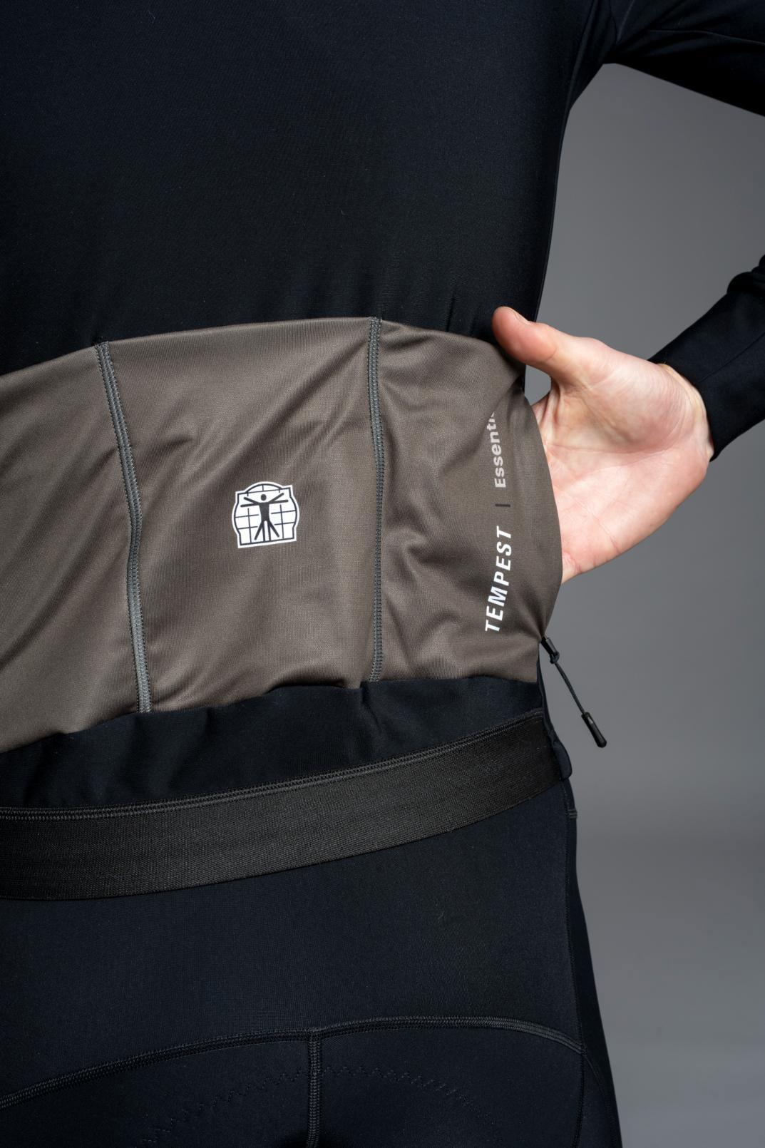 Veste Vélo Hiver Isolante Déperlante Homme - Tempest Eclipse Noir 5/7